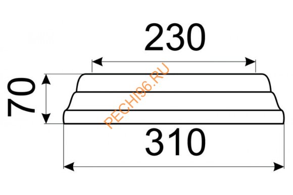 Конус малый КимрПечь глазурь, D150
