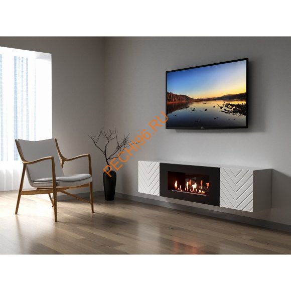 Биокамин Firelight BFP-P1700V с тумбой, белый