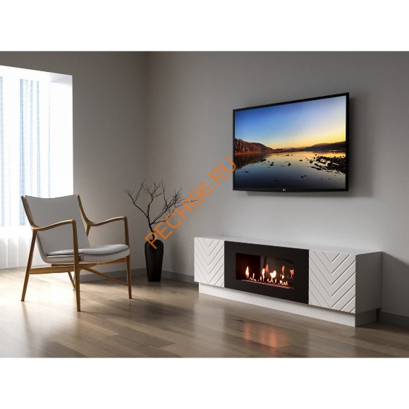 Биокамин Firelight BFP-P1700V с тумбой, белый