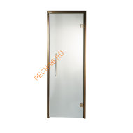 Дверь стеклянная Grandis GS 7х21-М1-Н-BR коробка алюминий Brasch