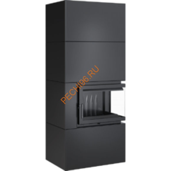 Каминокомплект Kratki SIMPLE Box черный с топкой BS