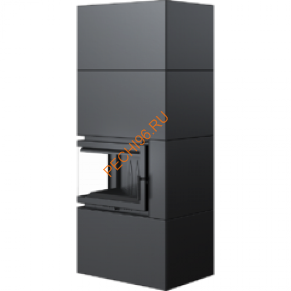 Каминокомплект Kratki SIMPLE Box черный с топкой BS