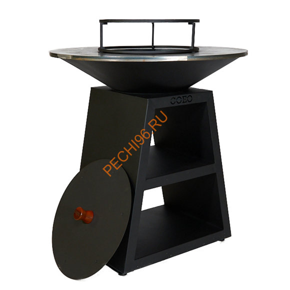 Уличный гриль Coeo TRIO 98 NOIR, высота 100