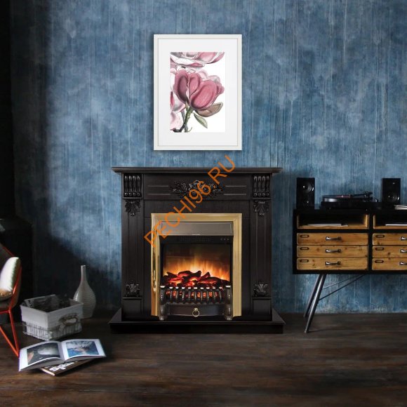 Электрокамин RealFlame Ottawa DN/WT с очагом Fobos Lux BR Электрокамин RealFlame Ottawa DN/WT с очагом Fobos Lux BR