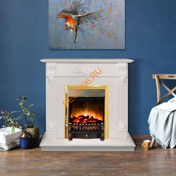 Электрокамин RealFlame Ottawa DN/WT с очагом Fobos Lux BR Электрокамин RealFlame Ottawa DN/WT с очагом Fobos Lux BR