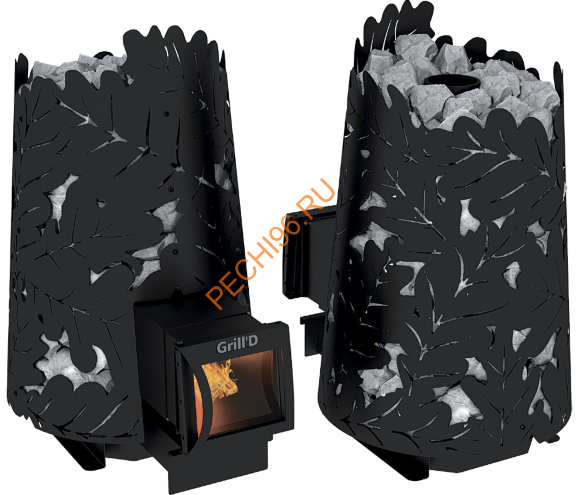 Печь банная Grill’D Dubrava 180 Long black