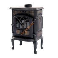 Печь-камин чугунная отопительная Сибирь 7