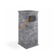 Печь банная KLOVER RT-20RV Талькомагнезит Радиатор с прямыми углами