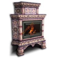 Печь-камин КимрПечь Кострома угловой двухъярусный Апрель