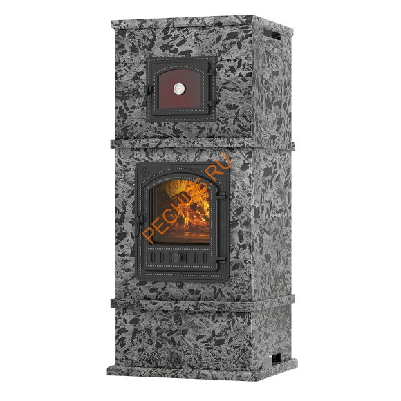 Камин EVEREST с духовкой Пироксенит Элит Камин EVEREST с духовкой Пироксенит Элит