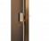 Дверь стеклянная Grandis GS 7х21-МB-S-BR коробка алюминий Brasch, ручка Абаш