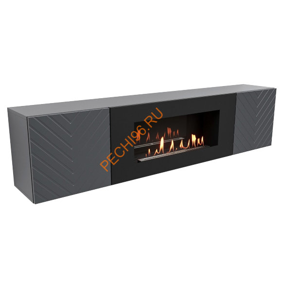Биокамин Firelight BFP-P1700V с тумбой, графит