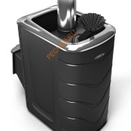 Печь банная ТМФ Гейзер 2014 Inox ДН ЗК, антрацит