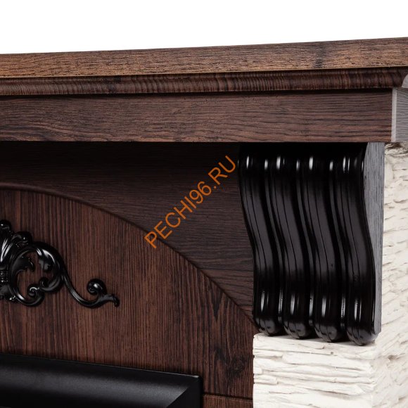 Электрокамин RealFlame Corfino STD/EUG/18 с очагом Majestic Lux BL