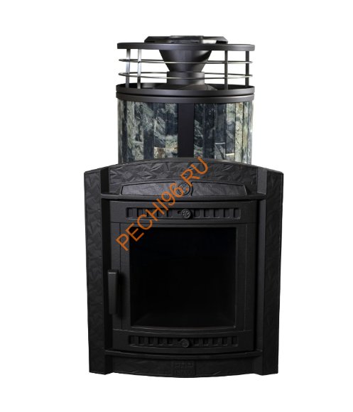 Печь банная Атмосфера L Жадеит ламель+сетка