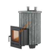 Печь банная Эверест Steam Master 38 Чугун, Ламель Талькохлорит, S-20