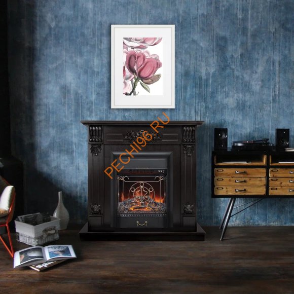 Электрокамин RealFlame Ottawa DN/WT с очагом Majestic Lux BL Электрокамин RealFlame Ottawa DN/WT с очагом Majestic Lux BL