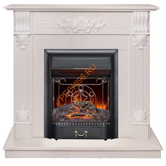 Электрокамин RealFlame Ottawa DN/WT с очагом Majestic Lux BL Электрокамин RealFlame Ottawa DN/WT с очагом Majestic Lux BL