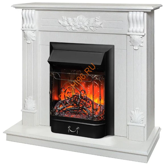 Электрокамин RealFlame Ottawa DN/WT с очагом Majestic Lux BL Электрокамин RealFlame Ottawa DN/WT с очагом Majestic Lux BL