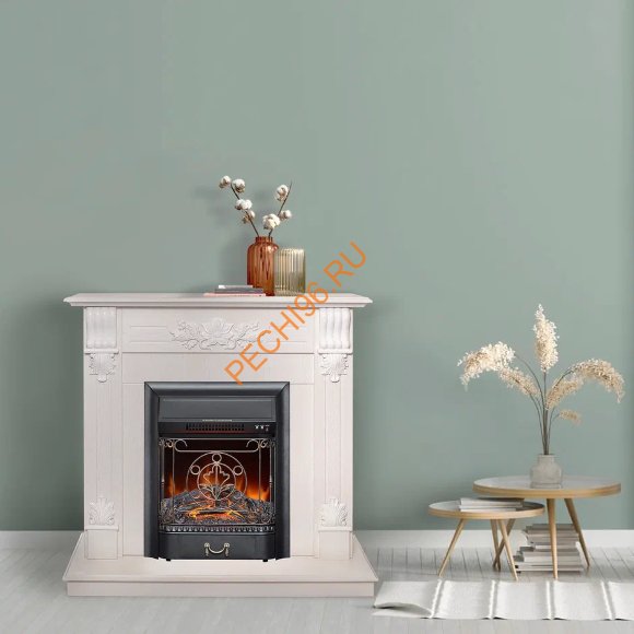 Электрокамин RealFlame Ottawa DN/WT с очагом Majestic Lux BL Электрокамин RealFlame Ottawa DN/WT с очагом Majestic Lux BL