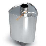 Бак ТМФ Байкал самоварного типа 50 л, d 115 мм