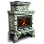 Печь-камин КимрПечь Кострома угловой двухъярусный Май