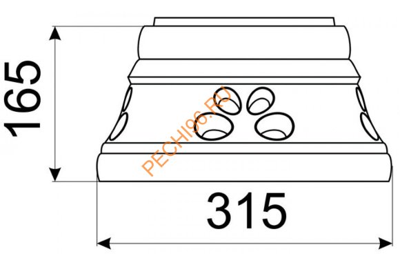 Конус КимрПечь глазурь, D150