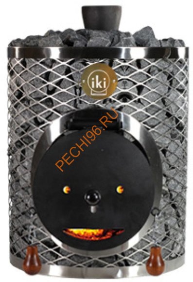 Дровяная печь IKI Original со стальной дверцей "смайл"