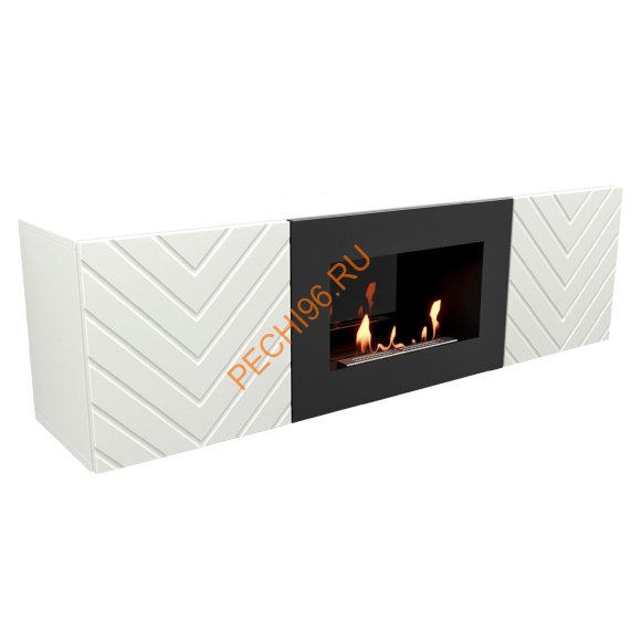 Биокамин Firelight BFP-P1400V с тумбой, белый