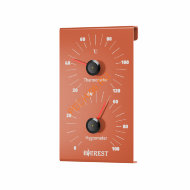Термогигрометр EVEREST ORANGE, алюминий (TG-27)
