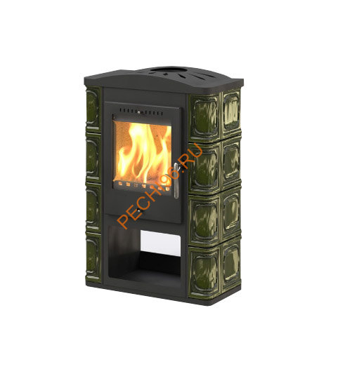 Керамическая печь-камин Thorma PASSAU II olivegreen Керамическая печь-камин Thorma PASSAU II olivegreen
