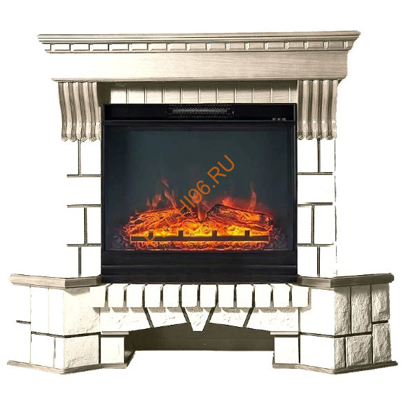 Электрокамин InterFlame Экстер М угловой с очагом Foton 23 LED FX