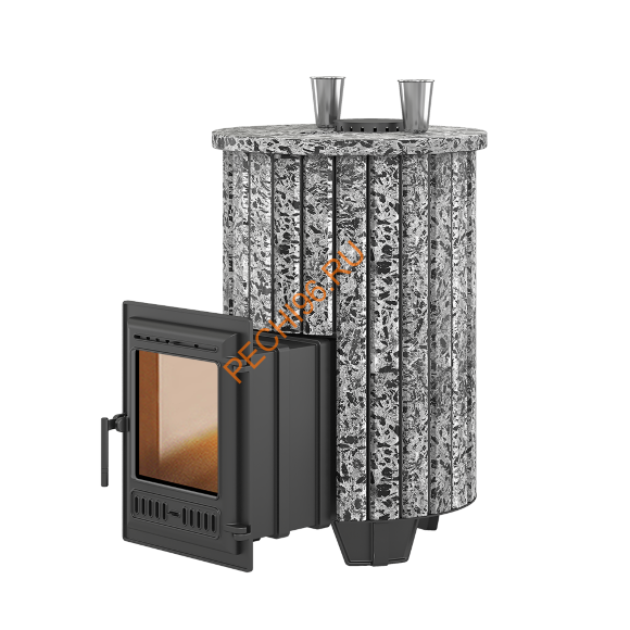 Печь банная Эверест Steam Master 30 Чугун, Пироксенит Элит, S-40