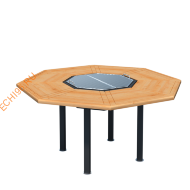 Деревянный стол-гриль Барбекю центр