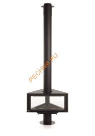 Камин ROCAL Born центральный стальной