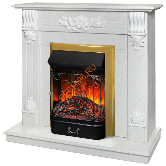 Электрокамин RealFlame Ottawa DN/WT с очагом Majestic Lux BR Электрокамин RealFlame Ottawa DN/WT с очагом Majestic Lux BR