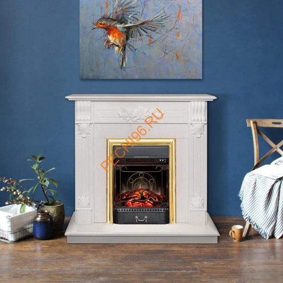 Электрокамин RealFlame Ottawa DN/WT с очагом Majestic Lux BR Электрокамин RealFlame Ottawa DN/WT с очагом Majestic Lux BR