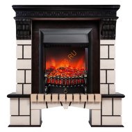 Электрокамин Stone STD АО с очагом Fobos Lux BL