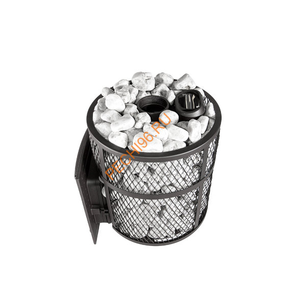 Печь банная Атмосфера М КТК сетка нержавеющая сталь