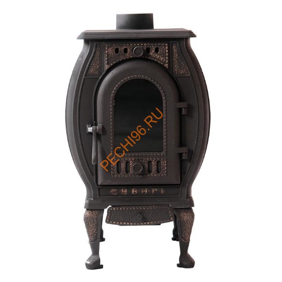Печь-камин чугунная отопительно-варочная Сибирь 8С Печь-камин чугунная отопительно-варочная Сибирь 8С
