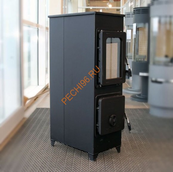 Стальная печь-камин Thorma FLENSBURG черная эмаль Стальная печь-камин Thorma FLENSBURG черная эмаль