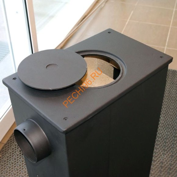 Стальная печь-камин Thorma FLENSBURG черная эмаль Стальная печь-камин Thorma FLENSBURG черная эмаль