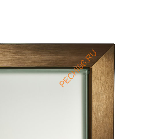 Дверь стеклянная Grandis GS 7х21-М-S-BR коробка алюминий Brasch, ручка Абаш