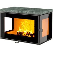 Печь-камин АСТОВ КУБ 3С 800 Талькомагнезит