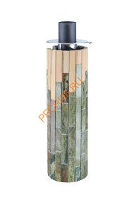 Дымоход с регистром Ферингер Жадеит+Окаменевшее дерево