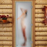 Дверь стеклянная DoorWood «Престиж», 800х2000мм, с фотопечатью «Блаженство»