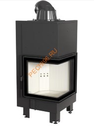 Каминная топка Kratki MBN/P/BS/SG, 8 кВт, гнутое стекло