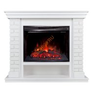 Электрокамин RealFlame BRIXTON 25'5 WT с очагом Evrika 25,5 LED