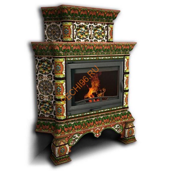 Печь-камин КимрПечь Кострома угловой двухъярусный Июль