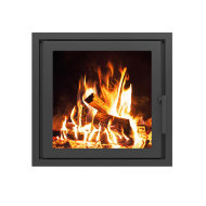 Дверка ВЕЗУВИЙ каминная 560 (М), Антрацит